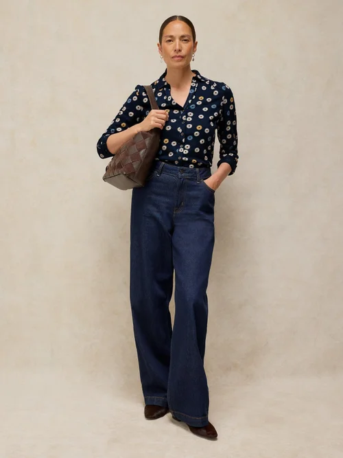Chemise en jersey Annie - Navy Pr - 52 Image 2
