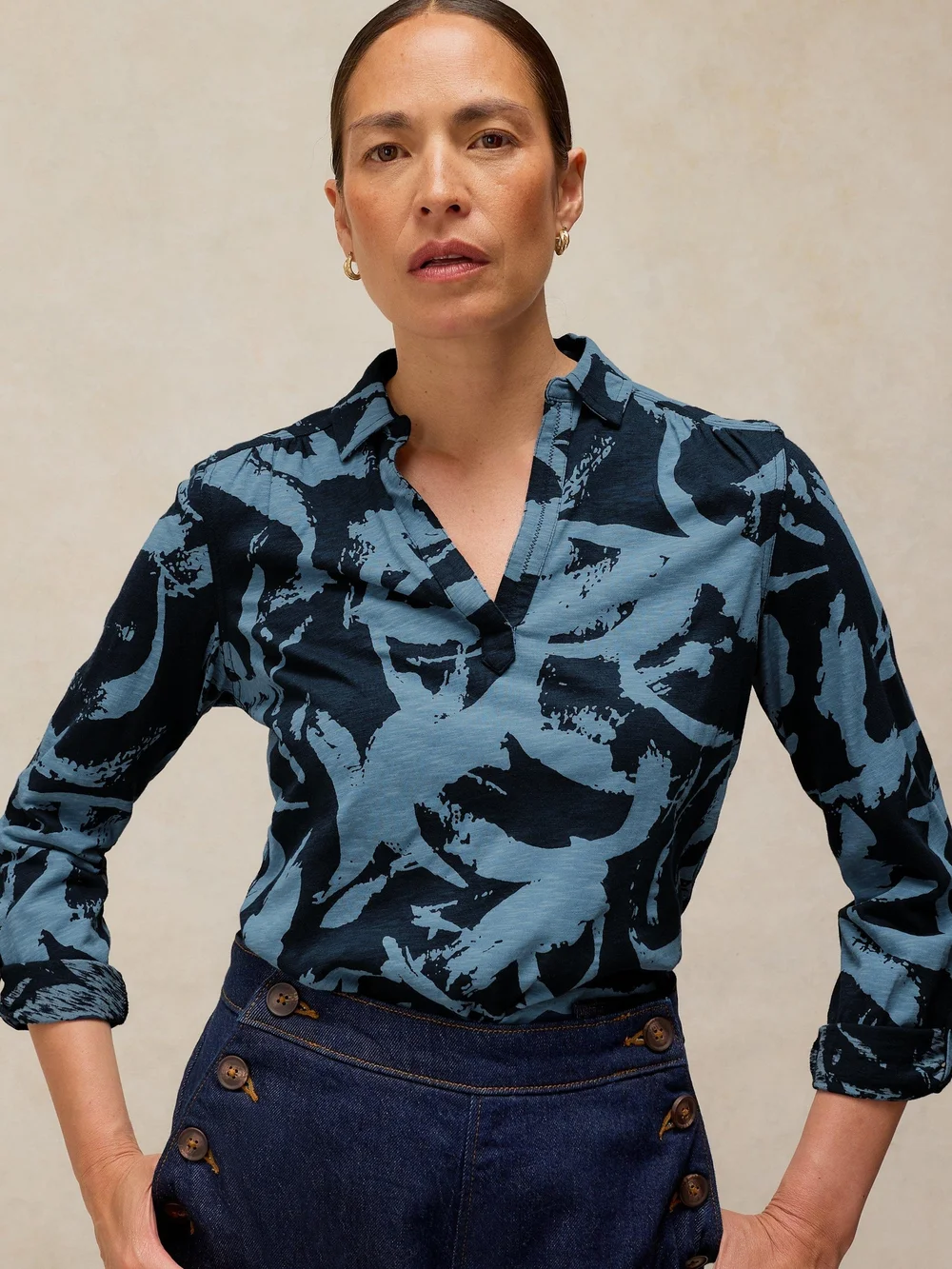 Chemise Allie - Blue Pr - 48 Image 1