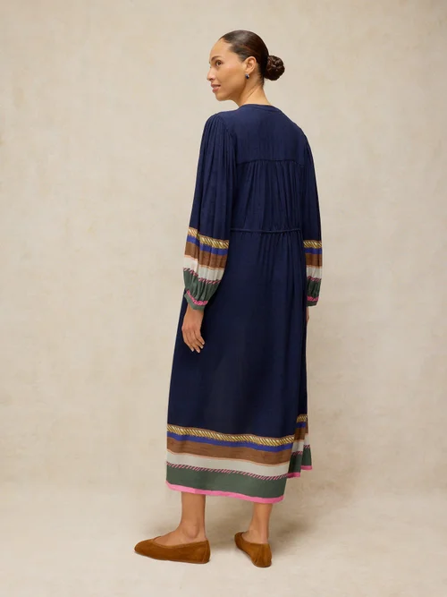 Robe midi Lana - Navy Pr - 52/R Image 4