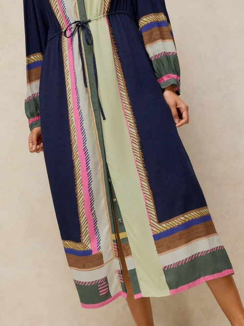 Robe midi Lana - Navy Pr - 52/R Image 3