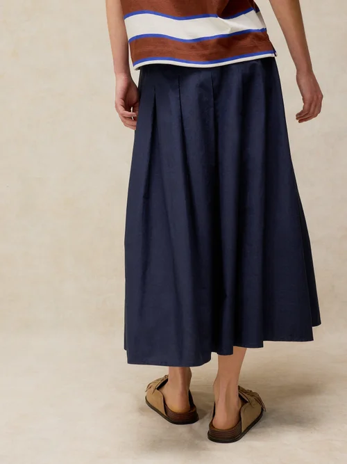 Jupe midi Marlowe - Dark Navy - 50/R Image 4
