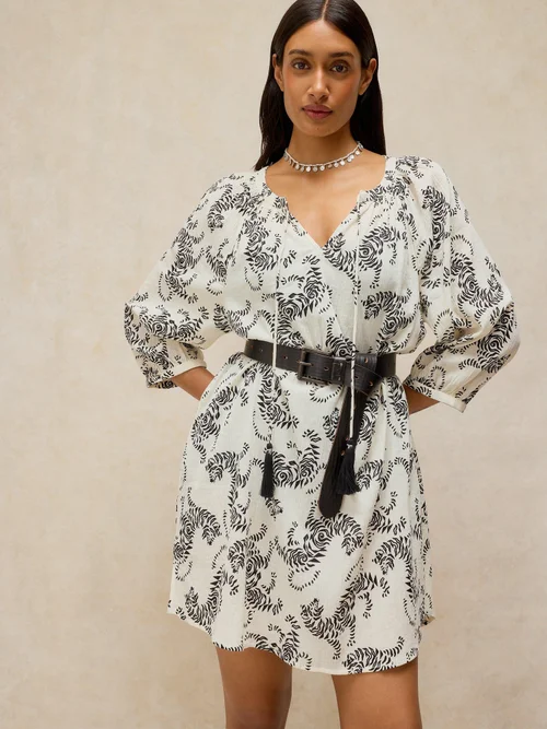 Paréo de plage Lottie - Ivory Pr - XXL Image 1