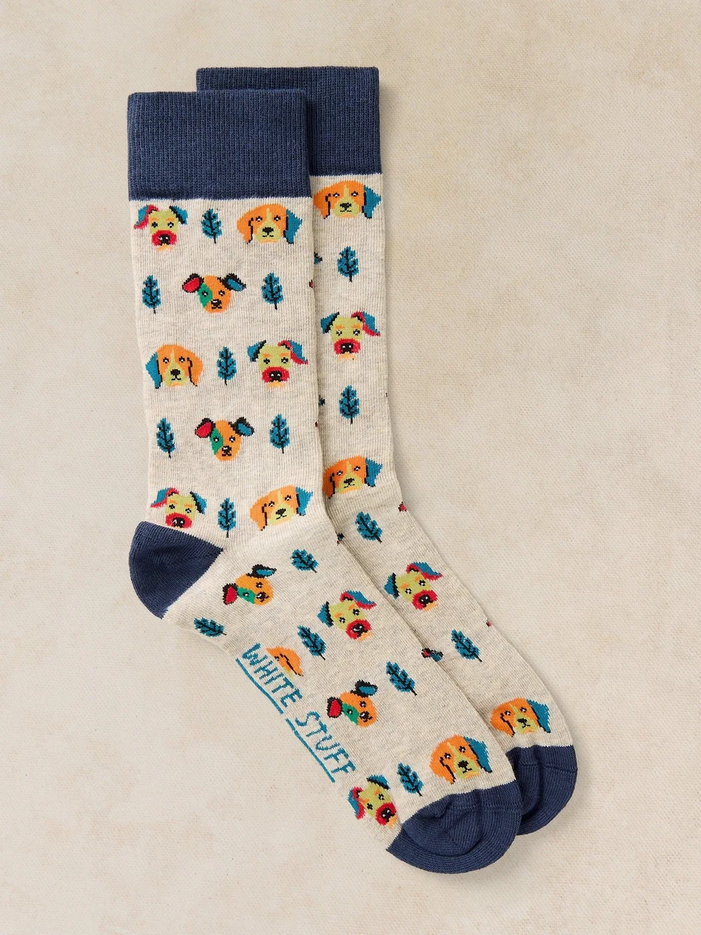 Chaussettes Chevilles Dog Faces - Grey Mlt - 44-46 Image 1