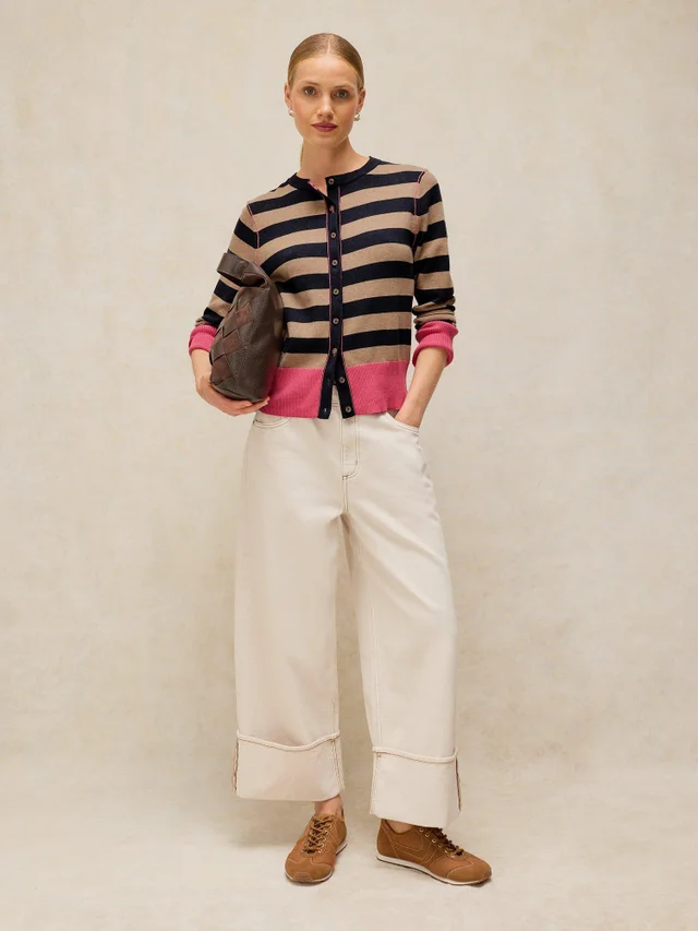 Cardigan rayé Lois