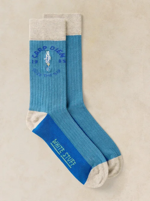 Chaussettes Cheville Carpe Diem - Teal Mlt - 44-46 Image 1