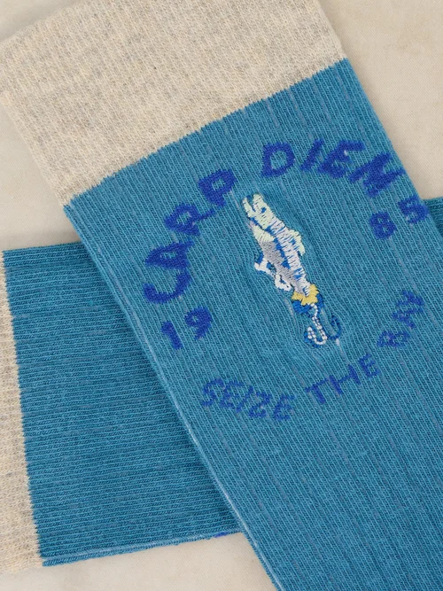 Chaussettes Cheville Carpe Diem - Teal Mlt - 44-46 Image 2