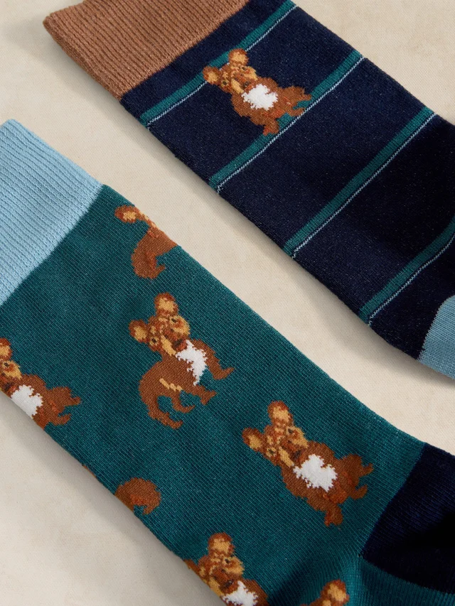 Lot de 2 Chaussettes Cheville Frenchie