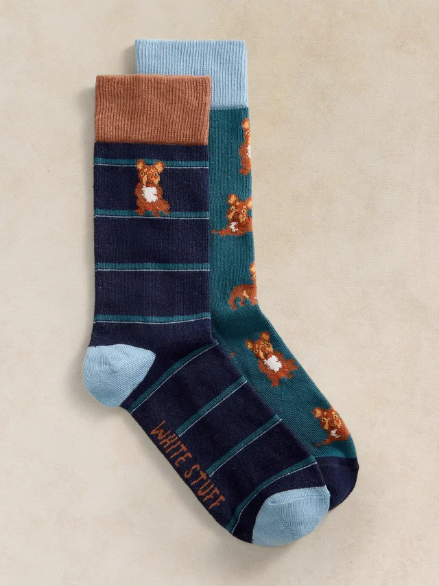 Lot de 2 Chaussettes Cheville Frenchie
