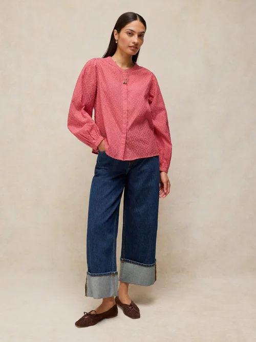 Top jacquard Lana - Mid Pink - 46 Image 2