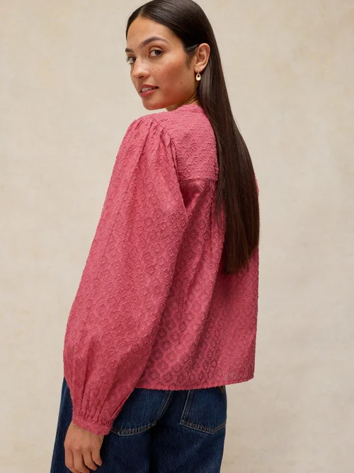 Top jacquard Lana - Mid Pink - 46 Image 4