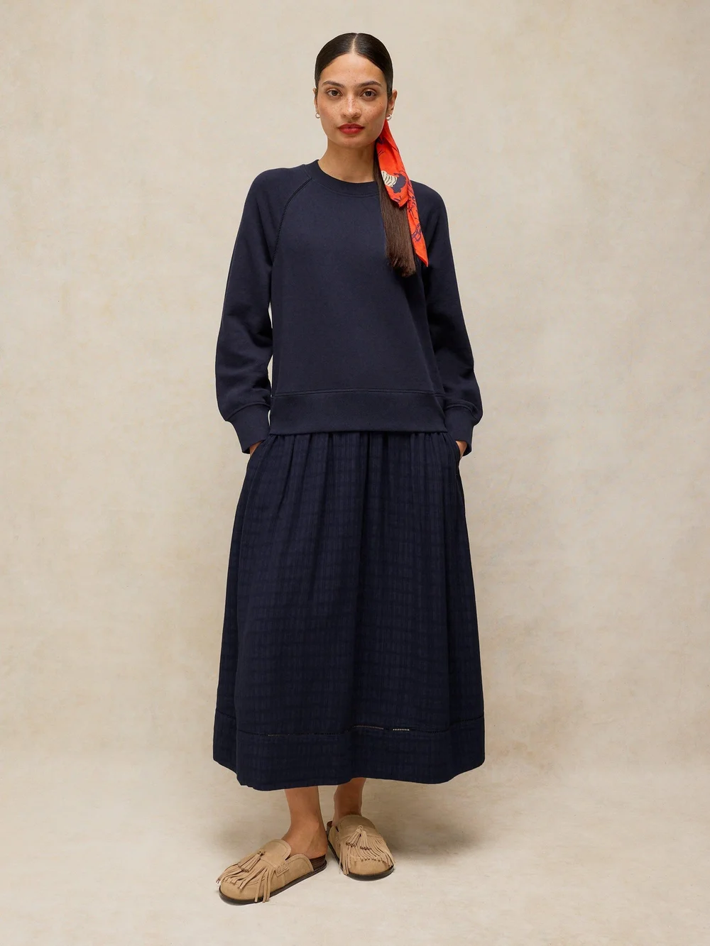 Robe sweat Carter Mix - Dark Navy - 46/R Image 1