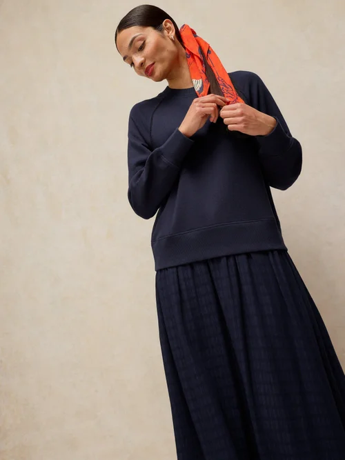Robe sweat Carter Mix - Dark Navy - 46/R Image 3