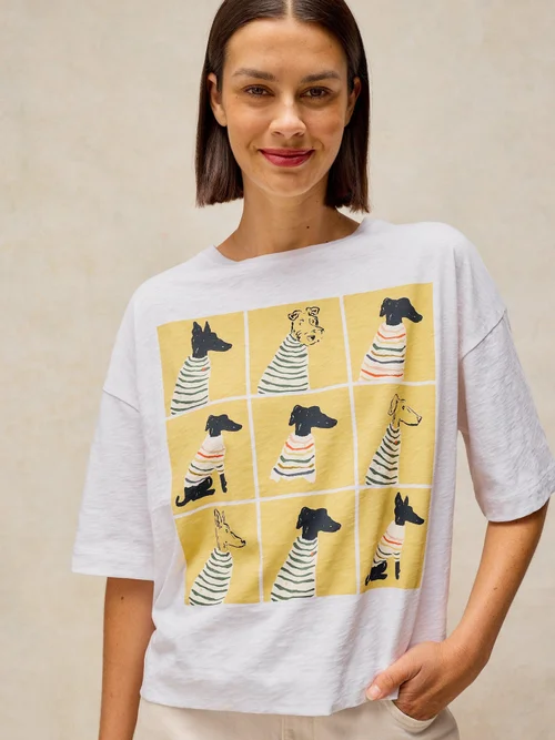 T-shirt graphique Katya - White Pr - 52 Image 3