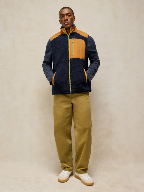 Gilet Borg avec poche détail - Navy Multi - XL Image 2