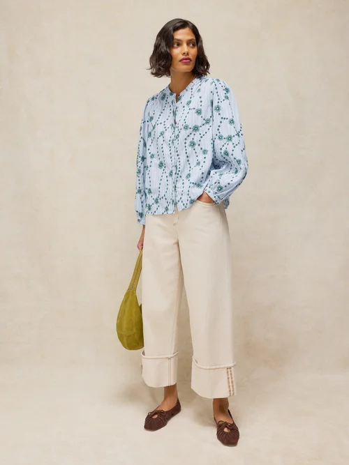 Chemise brodée Lana - Green Mlt - 50 Image 2