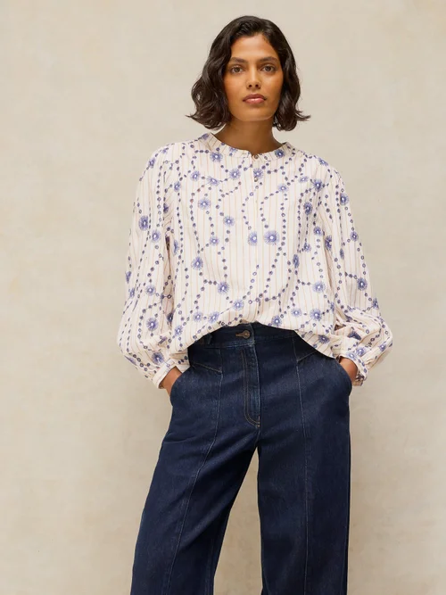 Chemise brodée Lana - Ivory Mlt - 50 Image 1