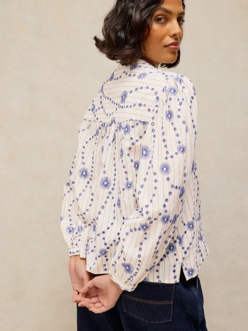 Chemise brodée Lana - Ivory Mlt - 50 Image 4