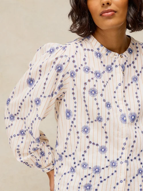 Chemise brodée Lana - Ivory Mlt - 50 Image 3