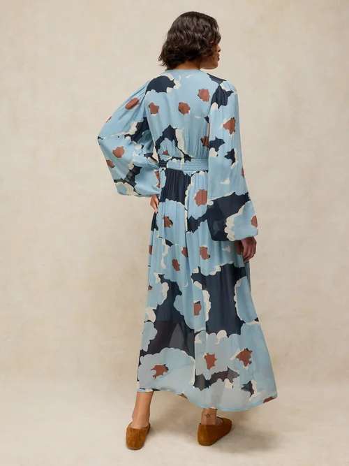 Robe midi Leela - Blue Mlt - 52/R Image 4