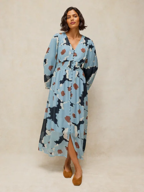 Robe midi Leela - Blue Mlt - 52/R Image 2