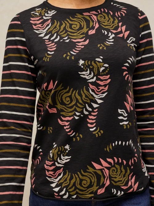T-shirt Clara manches longues - Blk Pr - 52 Image 3