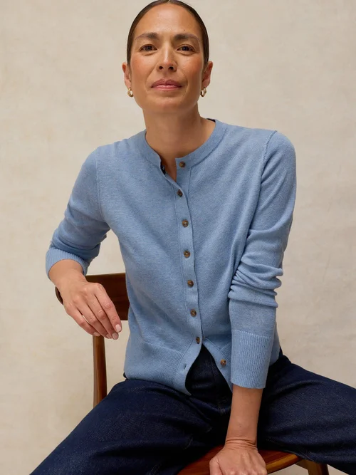 Cardigan Lois - Mid Blue - 50/R Image 1