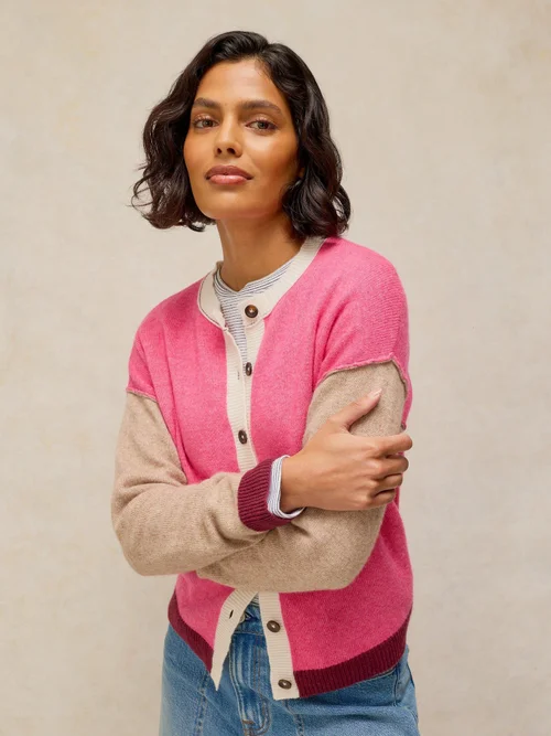 Cardigan Sansa Colorblock - Pink Mlt - 52 Image 3