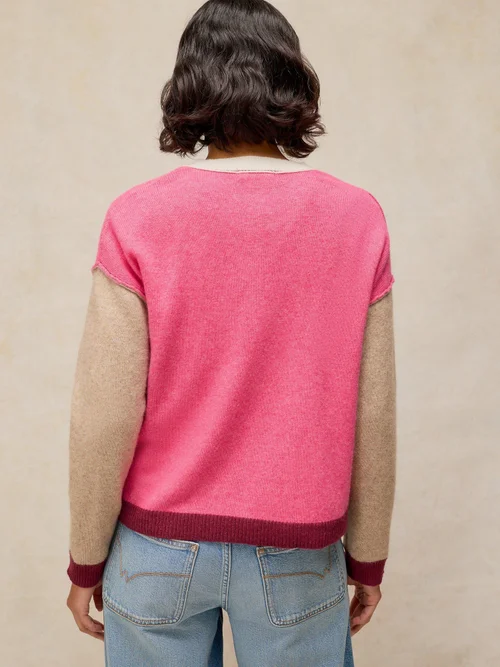 Cardigan Sansa Colorblock - Pink Mlt - 52 Image 4