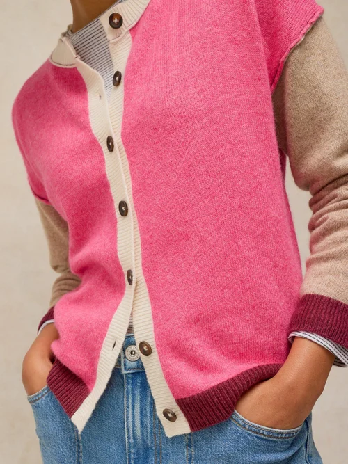 Cardigan Sansa Colorblock - Pink Mlt - 52 Image 2