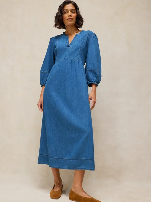 Robe en denim Krystin - Mid Denim - 46/R Image 3