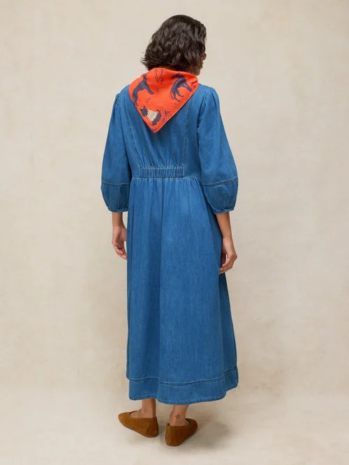 Robe en denim Krystin - Mid Denim - 46/R Image 4