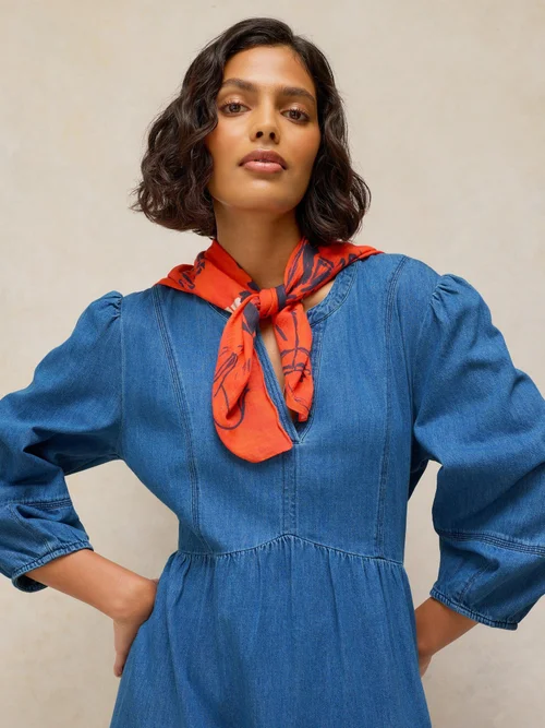 Robe en denim Krystin - Mid Denim - 46/R Image 2