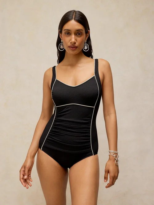 Maillot de bain texturé Splash - Pure Blk - 46 Image 2
