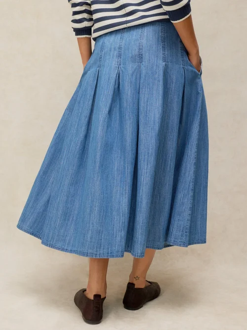 Jupe en denim Marlowe - Chamb Blue - 52/R Image 4