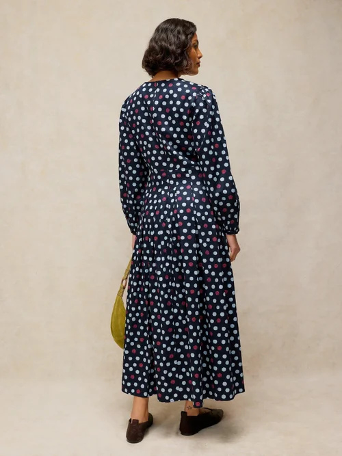 Robe plissée Sierra - Navy Multi - 50/R Image 4