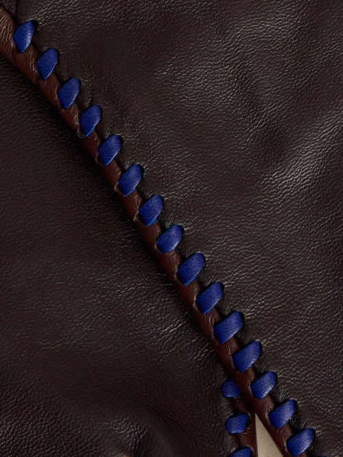 Gant en cuir Sasha - Dk Brown - S/M Image 2