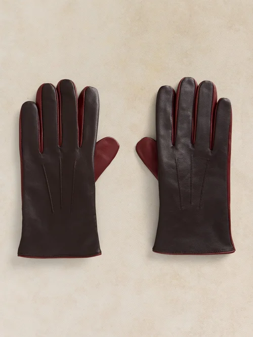 Gant en cuir Luke - Brown Mlt - S/M Image 1