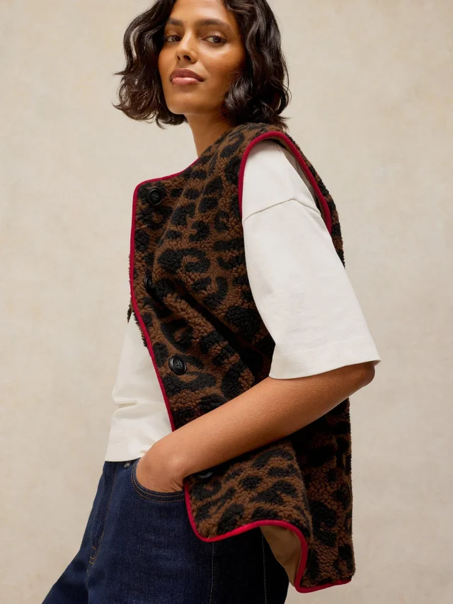 Gilet Borg Léopard