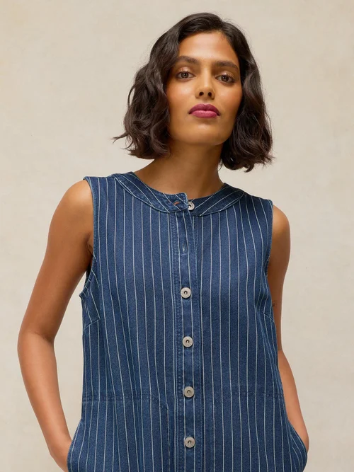 Robe droite en denim Millie - Denim Mlt - 52/R Image 3