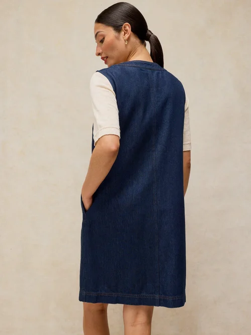 Robe droite en denim Millie - Dk Denim - 52/R Image 4
