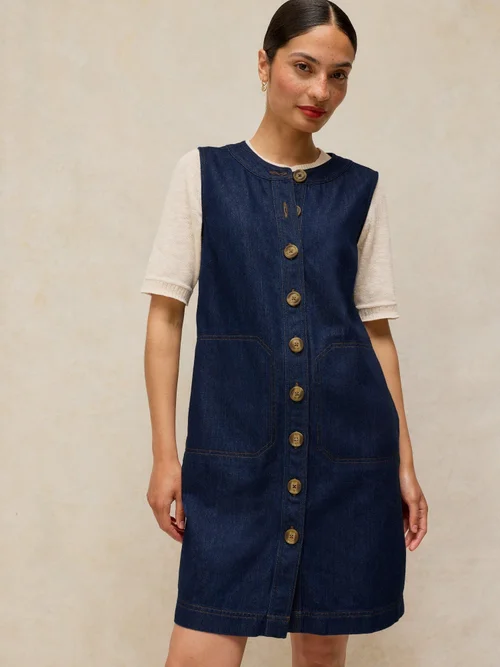 Robe droite en denim Millie - Dk Denim - 52/R Image 2