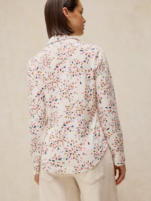 Chemise en jersey Annie - White Pr - 46 Image 4
