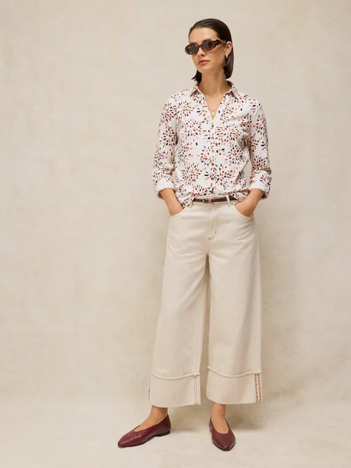 Chemise en jersey Annie - White Pr - 46 Image 2