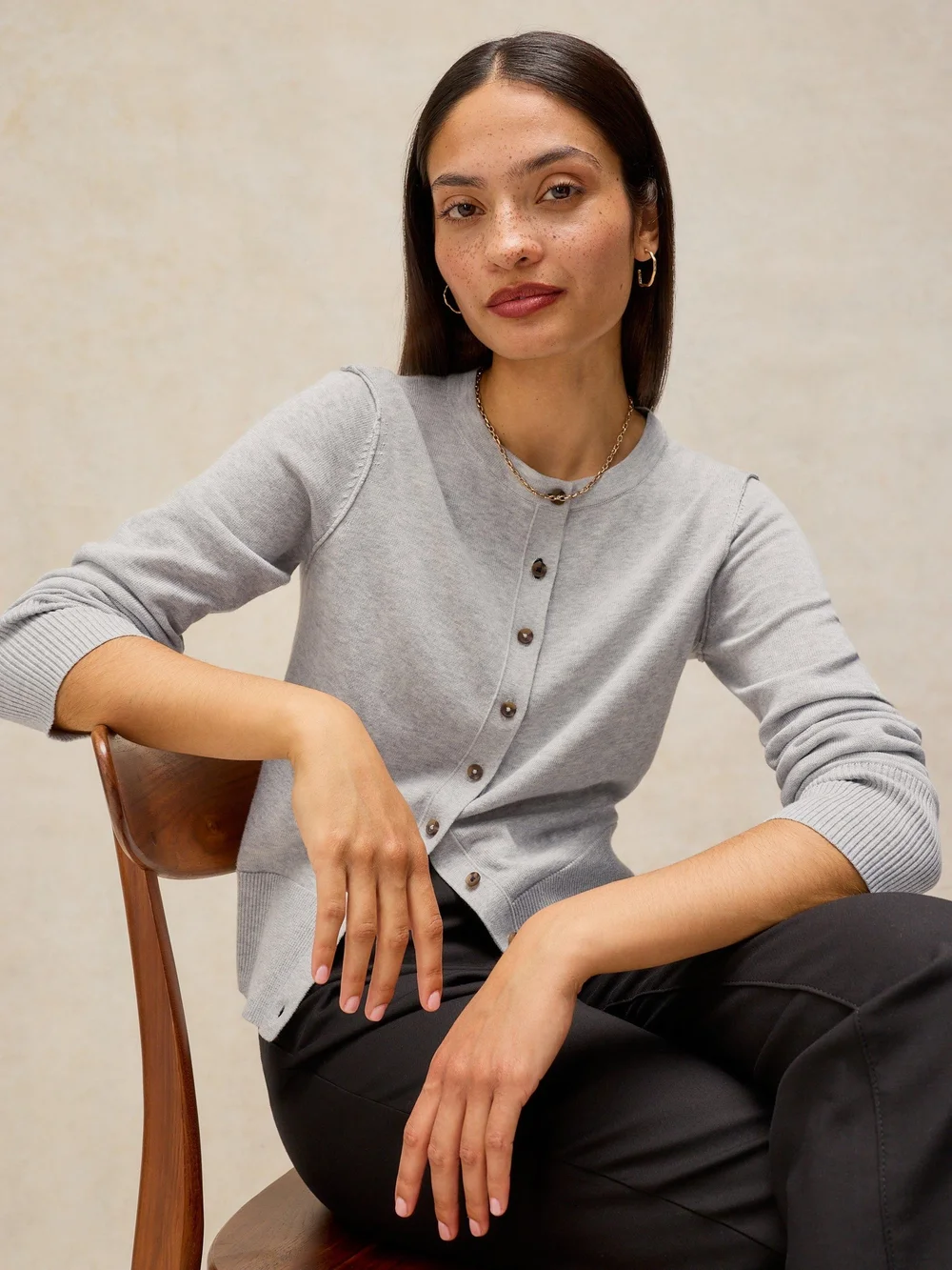 Cardigan Lois - Grey Marl - 48 Image 1