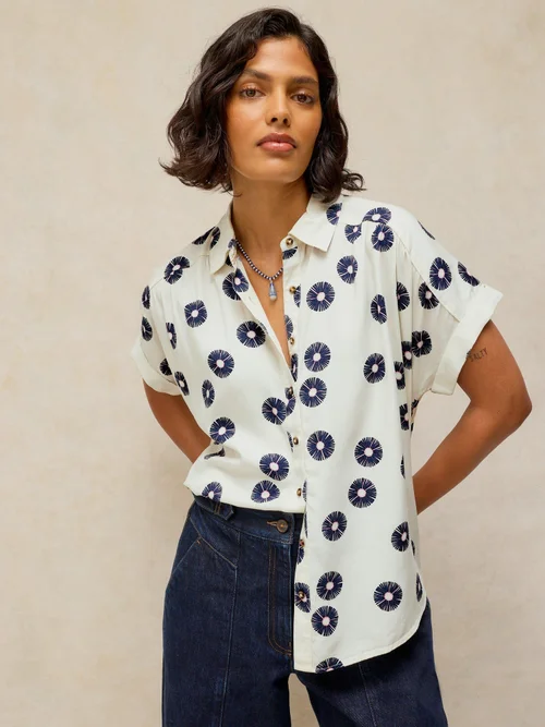 Chemise Orla boutonnée - Ivory Pr - 52 Image 3