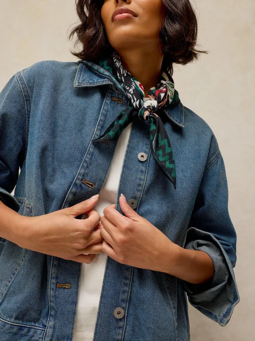 Veste en jean Eva - Mid Denim - 50/R Image 3