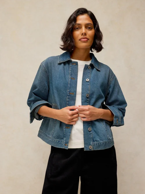 Veste en jean Eva - Mid Denim - 50/R Image 2