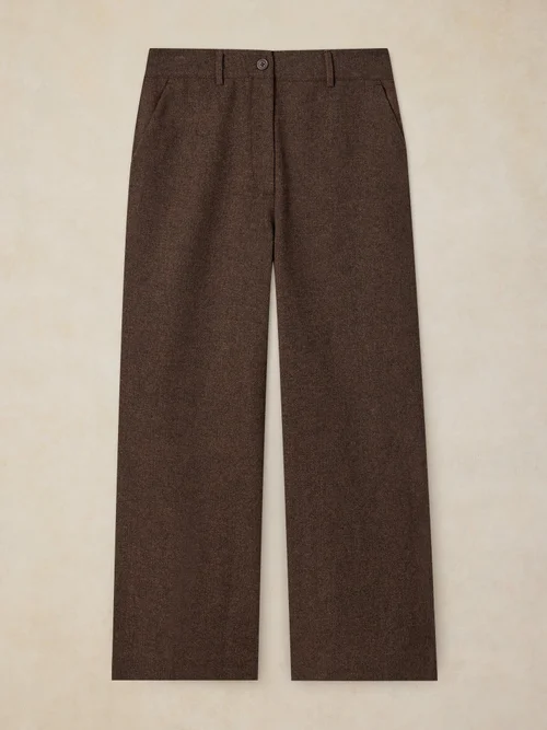 Pantalon large Belle Tweedy - Brown Mlt - 52/R Image 1