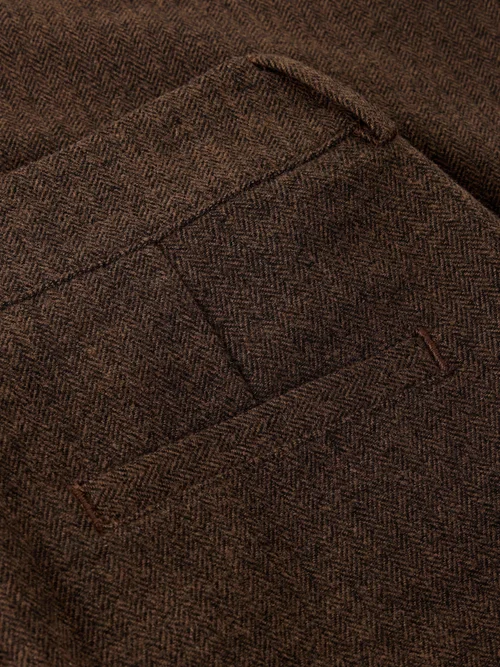 Pantalon large Belle Tweedy - Brown Mlt - 52/R Image 2