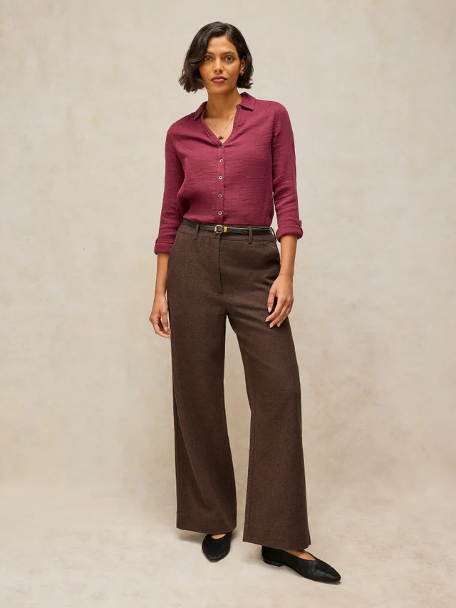 Pantalon large Belle Tweedy
